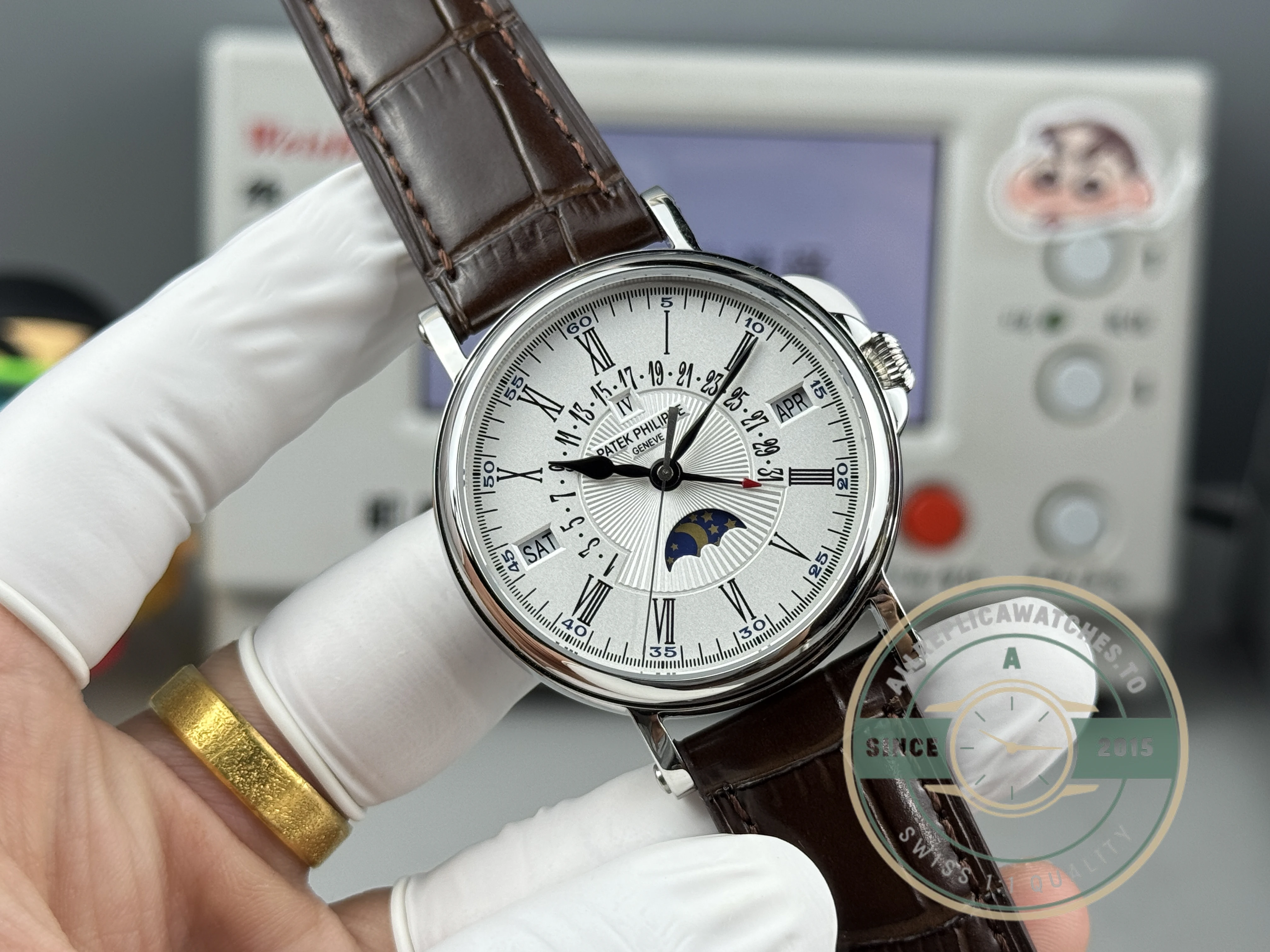 Replica Patek Grand Complication 5159 White Gold Perpetual Calendar - Luxury Replica Watch