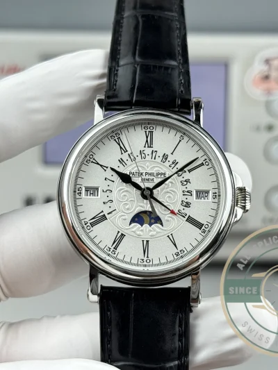 Replica Patek Grand Complication 5159 White Gold Perpetual Calendar - Swiss Movement Replica Watch