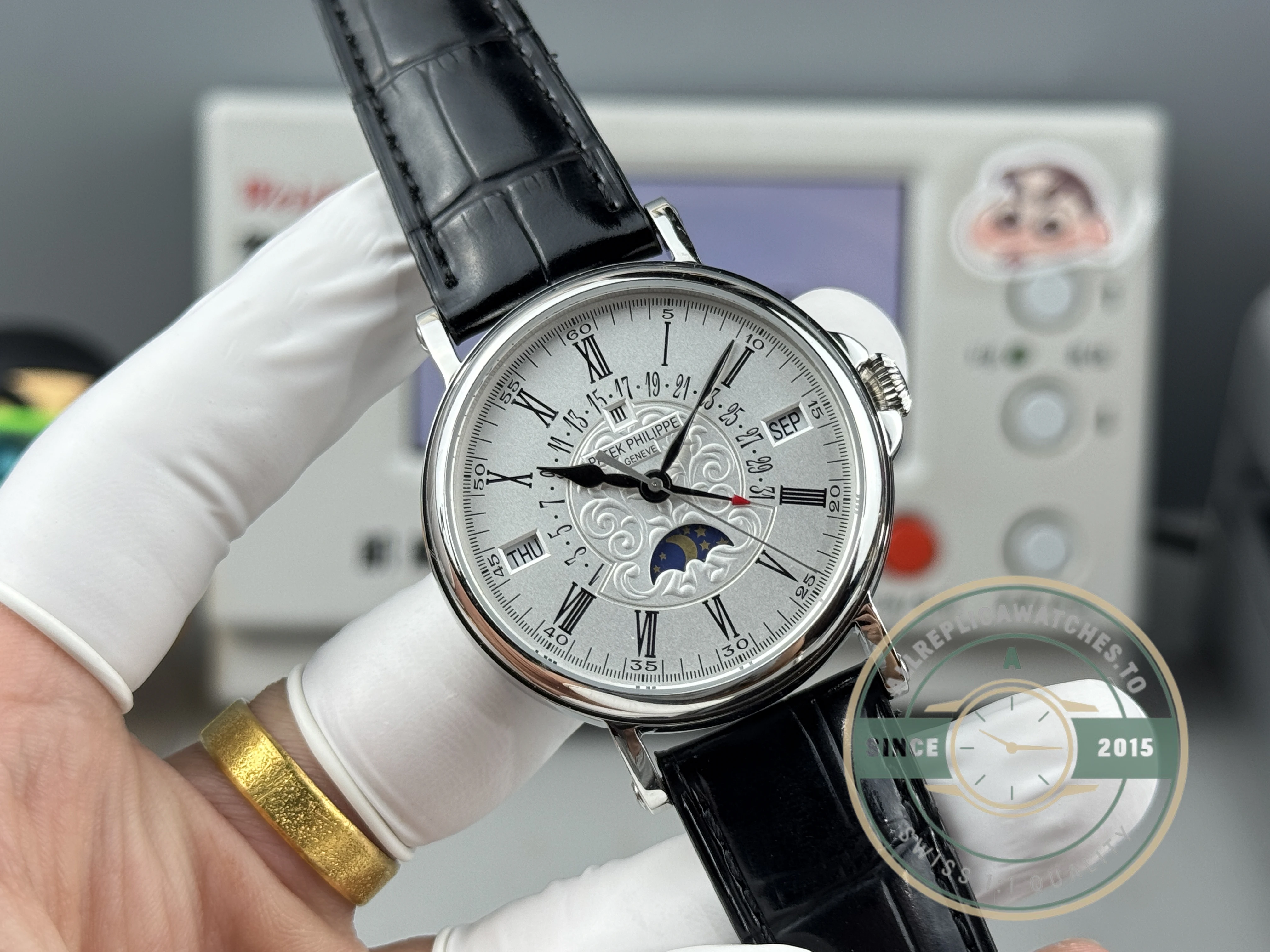 Replica Patek Grand Complication 5159 White Gold Perpetual Calendar - Swiss-Made Clone Watch