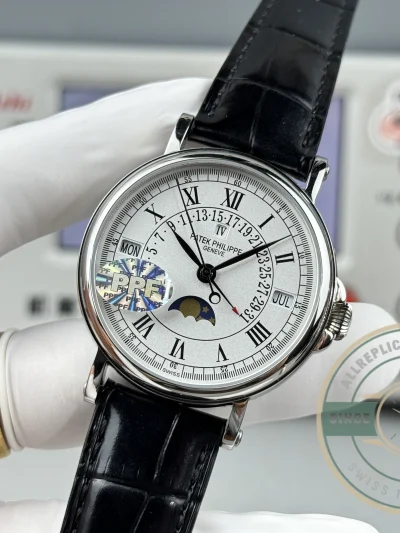 Replica Patek Grand Complication 5159 White Gold Perpetual Calendar - Budget Luxury Replica Watch