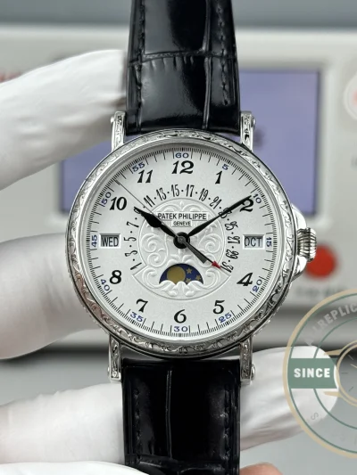 Replica Patek Grand Complication 5159 White Gold Perpetual Calendar - Best Quality Replica Watch