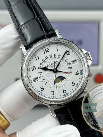 Replica Patek Grand Complication 5159 White Gold Perpetual Calendar - Swiss Movement Replica Watch