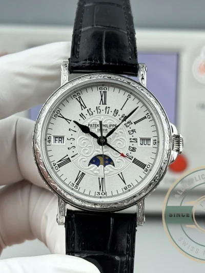 Replica Patek Grand Complication 5159 White Gold Perpetual Calendar - Affordable Super Clone Watch