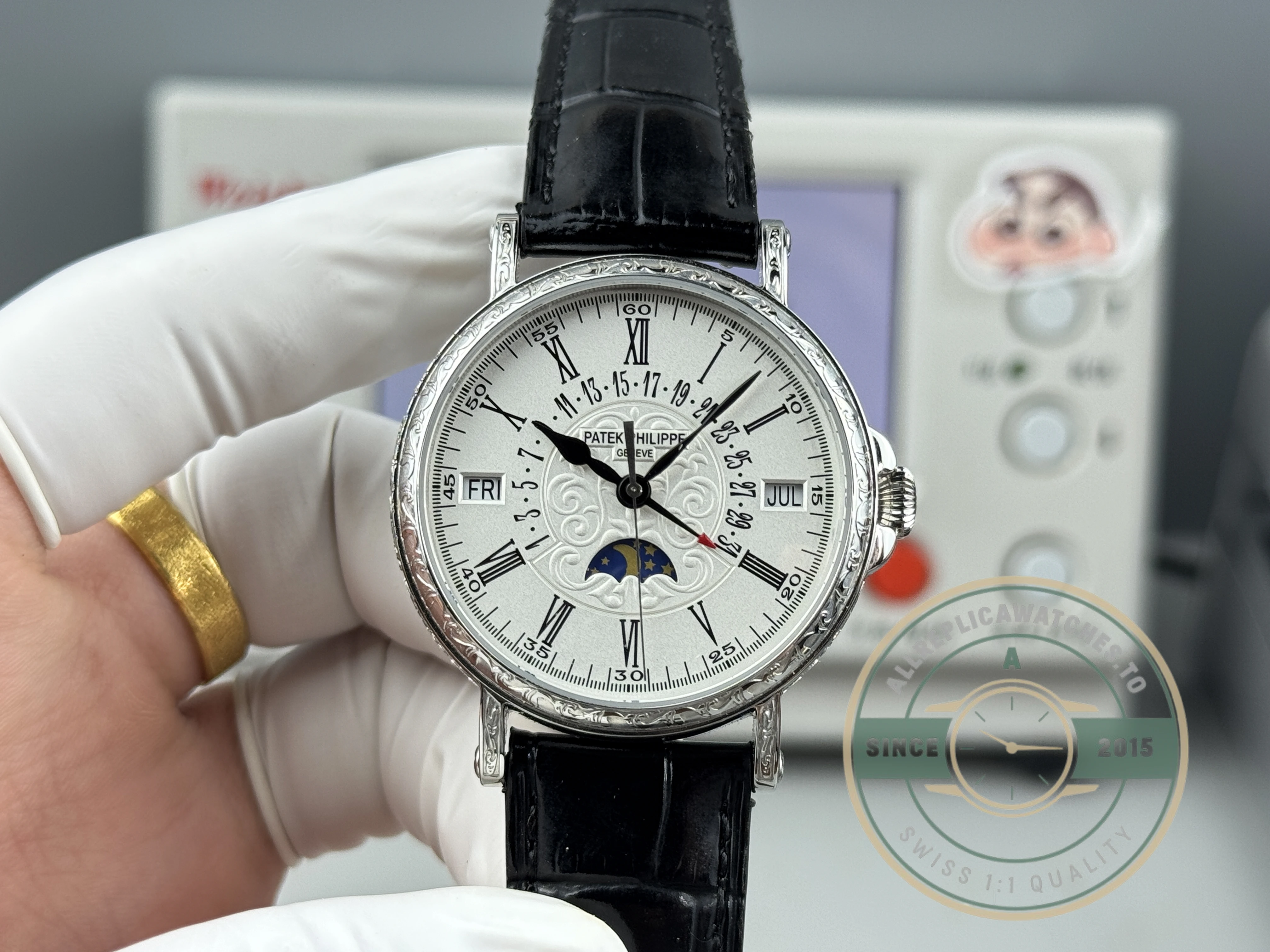 Replica Patek Grand Complication 5159 White Gold Perpetual Calendar - Affordable Super Clone Watch