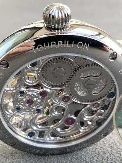 Replica Patek Tourbillon Moonphase White Dial - High-Grade Replica Watch