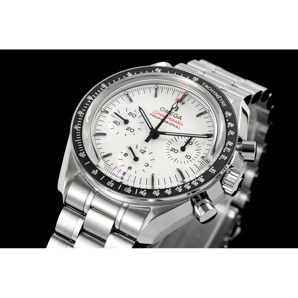 Omega Speedmaster Moonwatch Professional White Dial super clone, white or silver with step dial construction dial