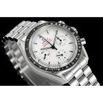 Superclone Omega Speedmaster Moonwatch Professional White Dial, manual-wind chronograph