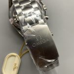 Omega Speedmaster Racing Chronograph 44.25mm replica, white with dark subdial registers dial