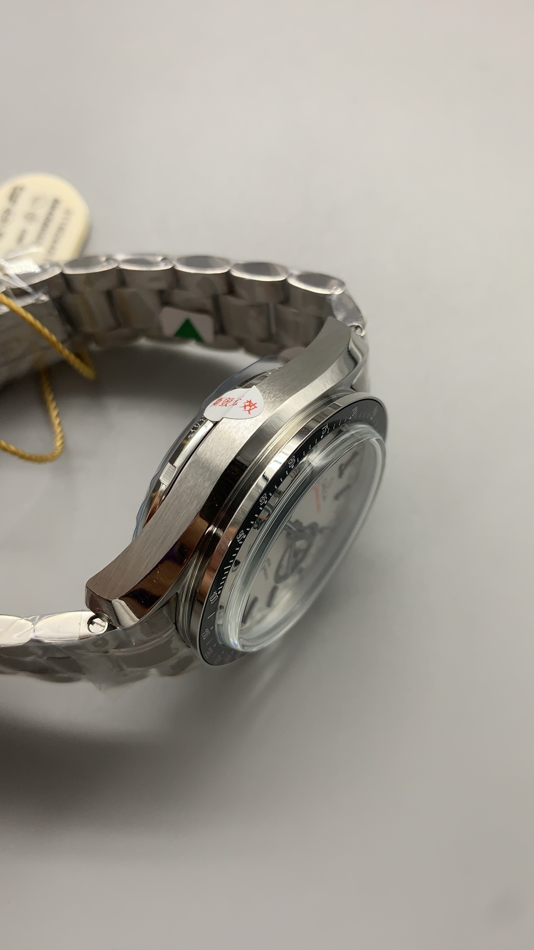 Omega Speedmaster Racing Chronograph 44.25mm clone watch, domed sapphire crystal