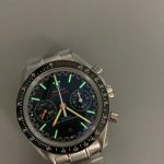 Replica Omega Speedmaster Professional Blue Dial, sapphire with anti-reflective coating crystal