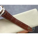 Swiss Replica Nautilus 5980-3R Leather Strap 40.5mm Blue Dial