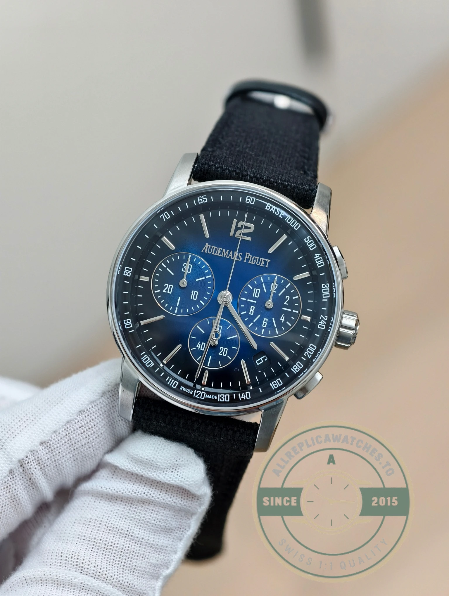 Replica Audemars Piguet Code 11.59 26393BC.OO.A321CR.01 Blue Dial - Swiss Movement Replica Watch