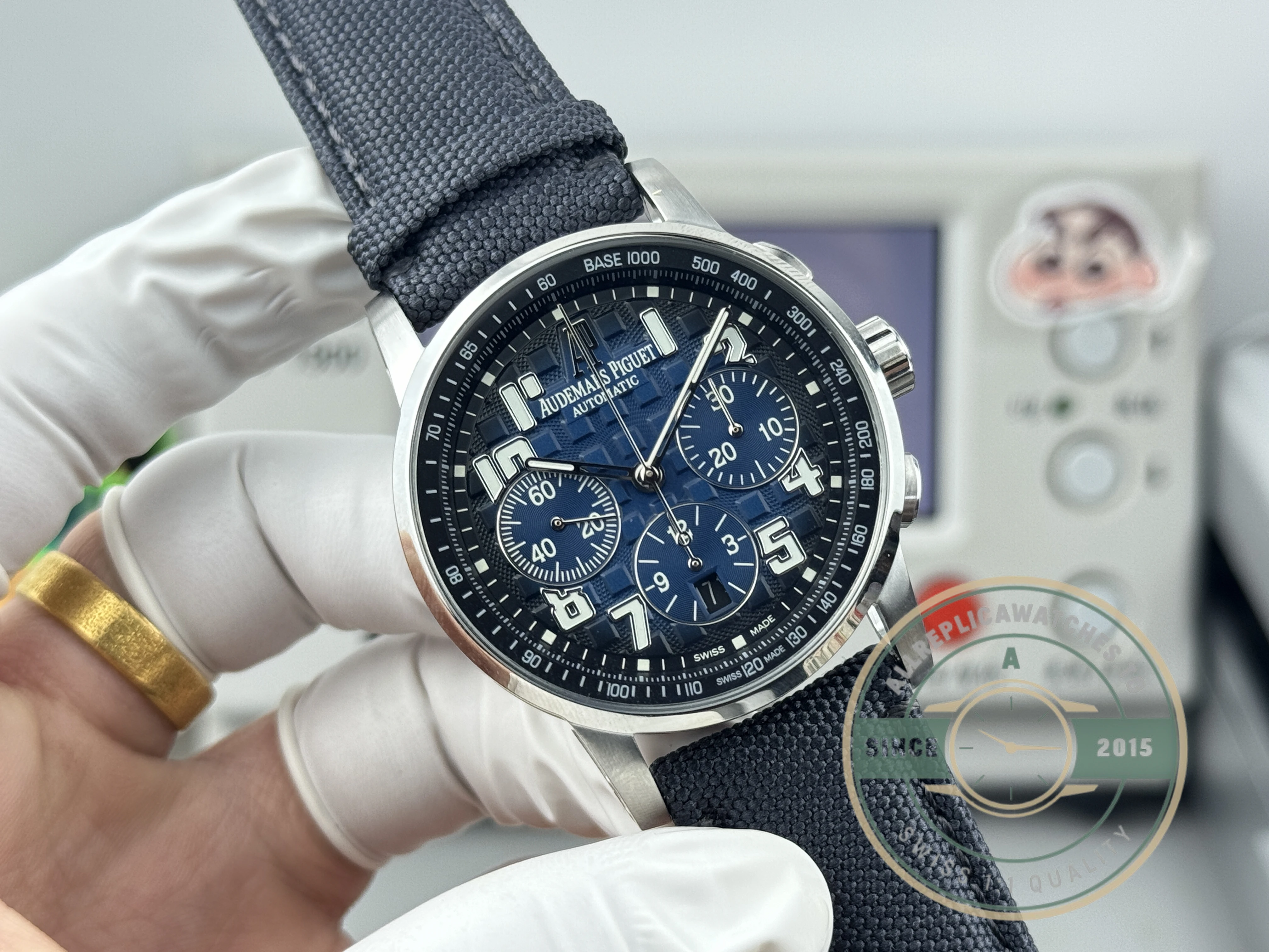 Replica Audemars Piguet Code 11.59 41mm 26048 Blue Dial - Top-Tier Swiss Replica Watch