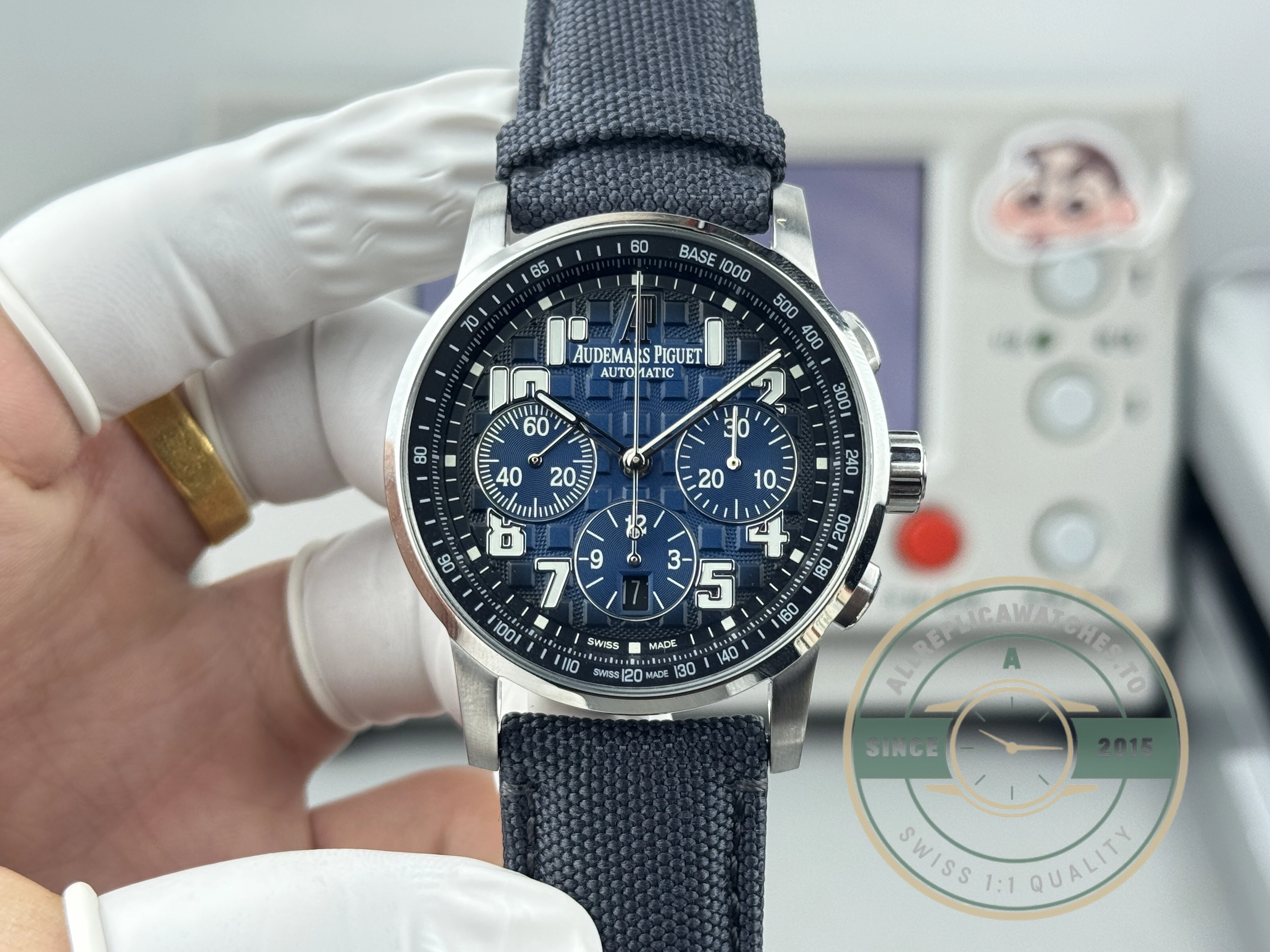 Replica Audemars Piguet Code 11.59 41mm 26048 Blue Dial - Top-Tier Swiss Replica Watch