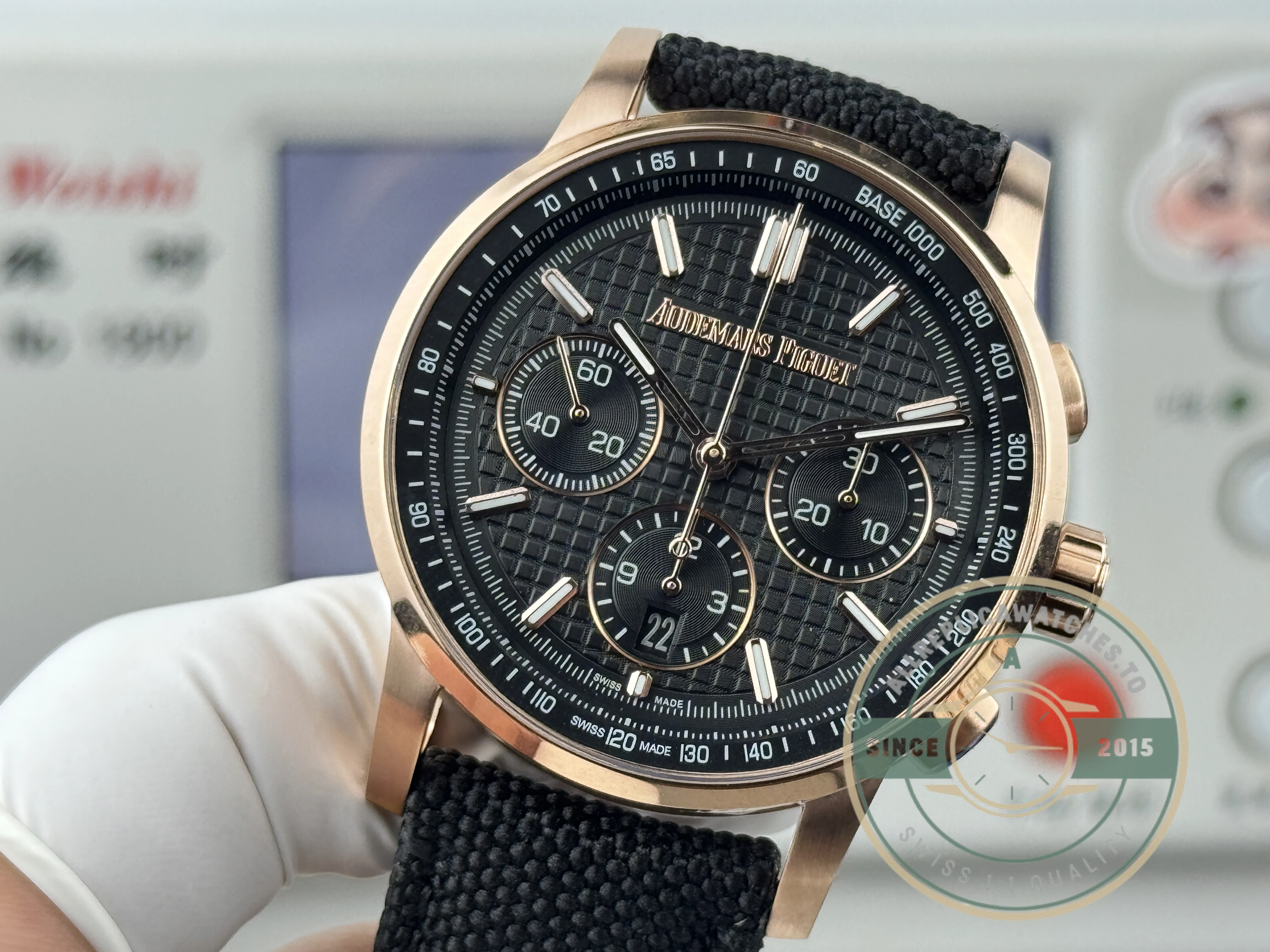 Replica Audemars Piguet Code 11.59 41mm Gold 260483 Black Dial - Premium Super Clone Watch