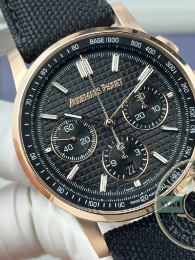 Replica Audemars Piguet Code 11.59 41mm Gold 260483 Black Dial - Best Quality Replica Watch