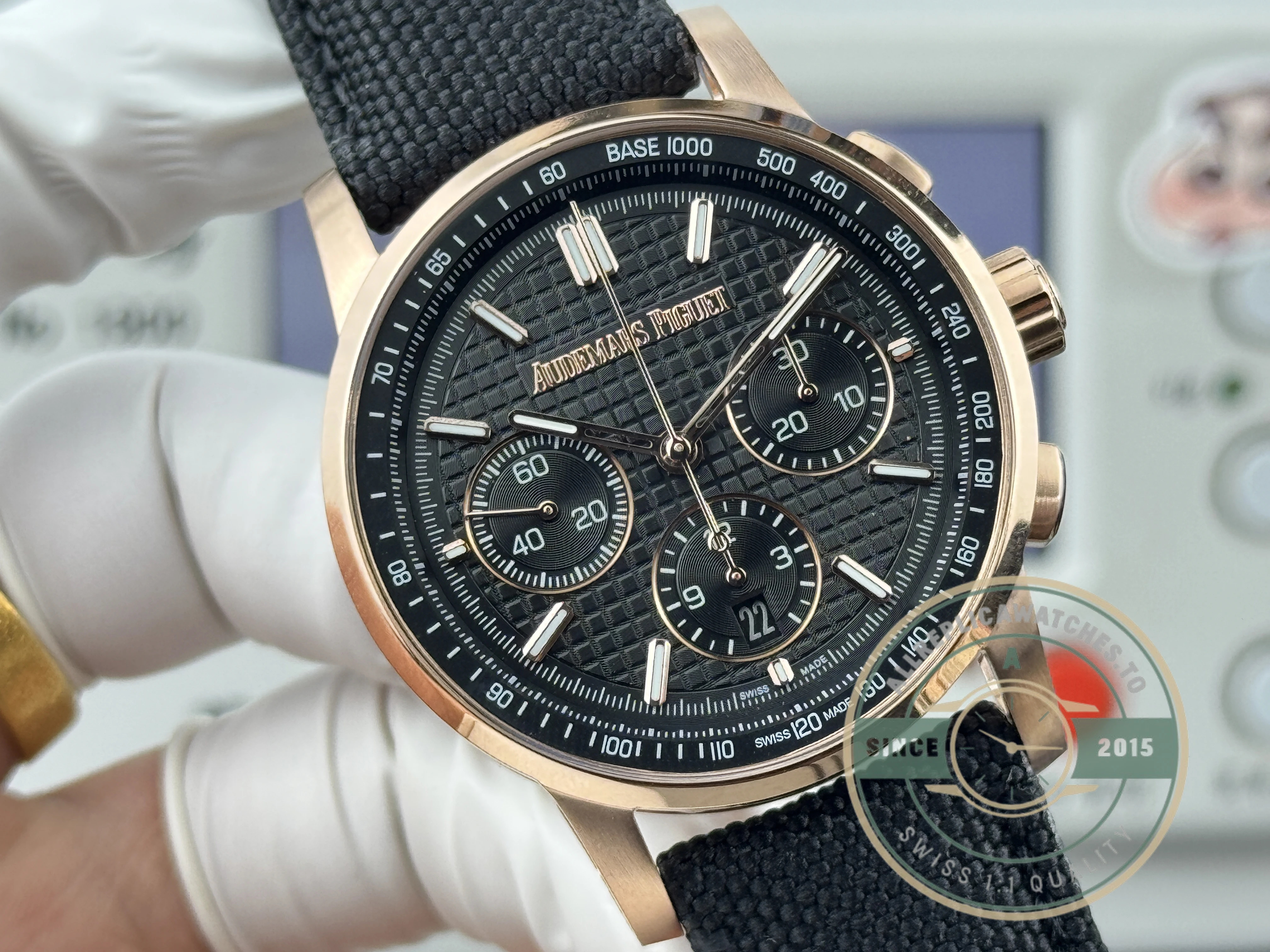 Replica Audemars Piguet Code 11.59 41mm Gold 260483 Black Dial - Best Quality Replica Watch