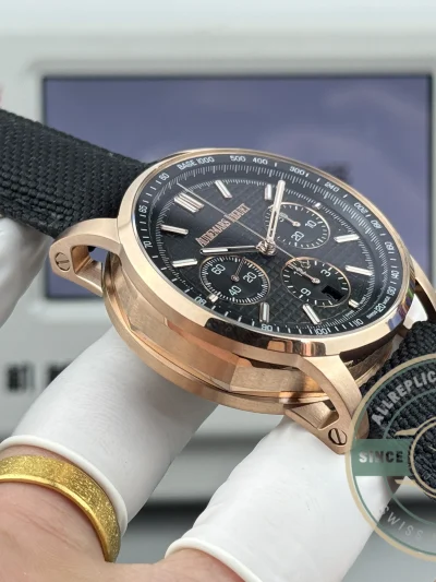 Replica Audemars Piguet Code 11.59 41mm Gold 260483 Black Dial - Swiss Movement Replica Watch