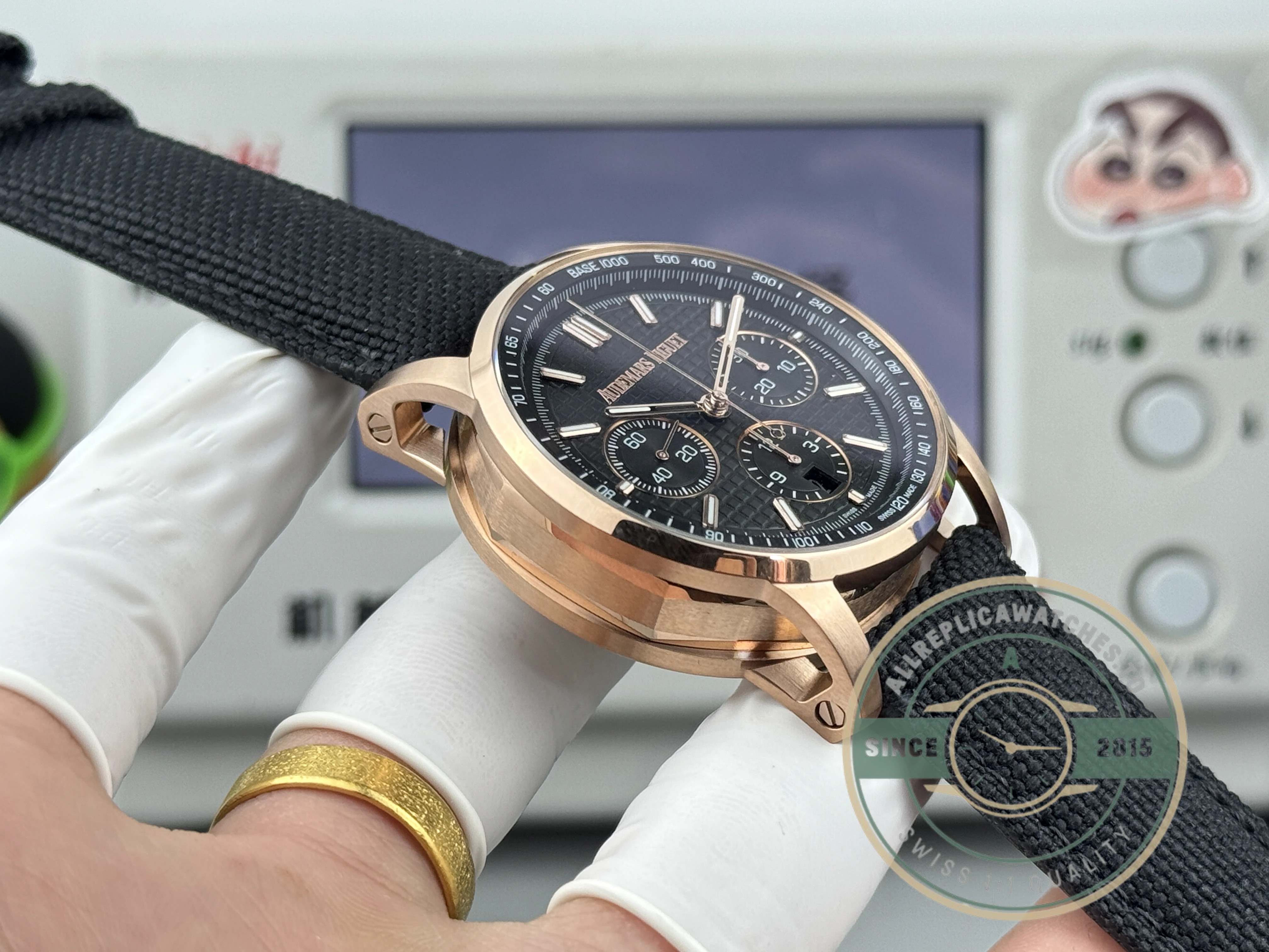Replica Audemars Piguet Code 11.59 41mm Gold 260483 Black Dial - Swiss Movement Replica Watch