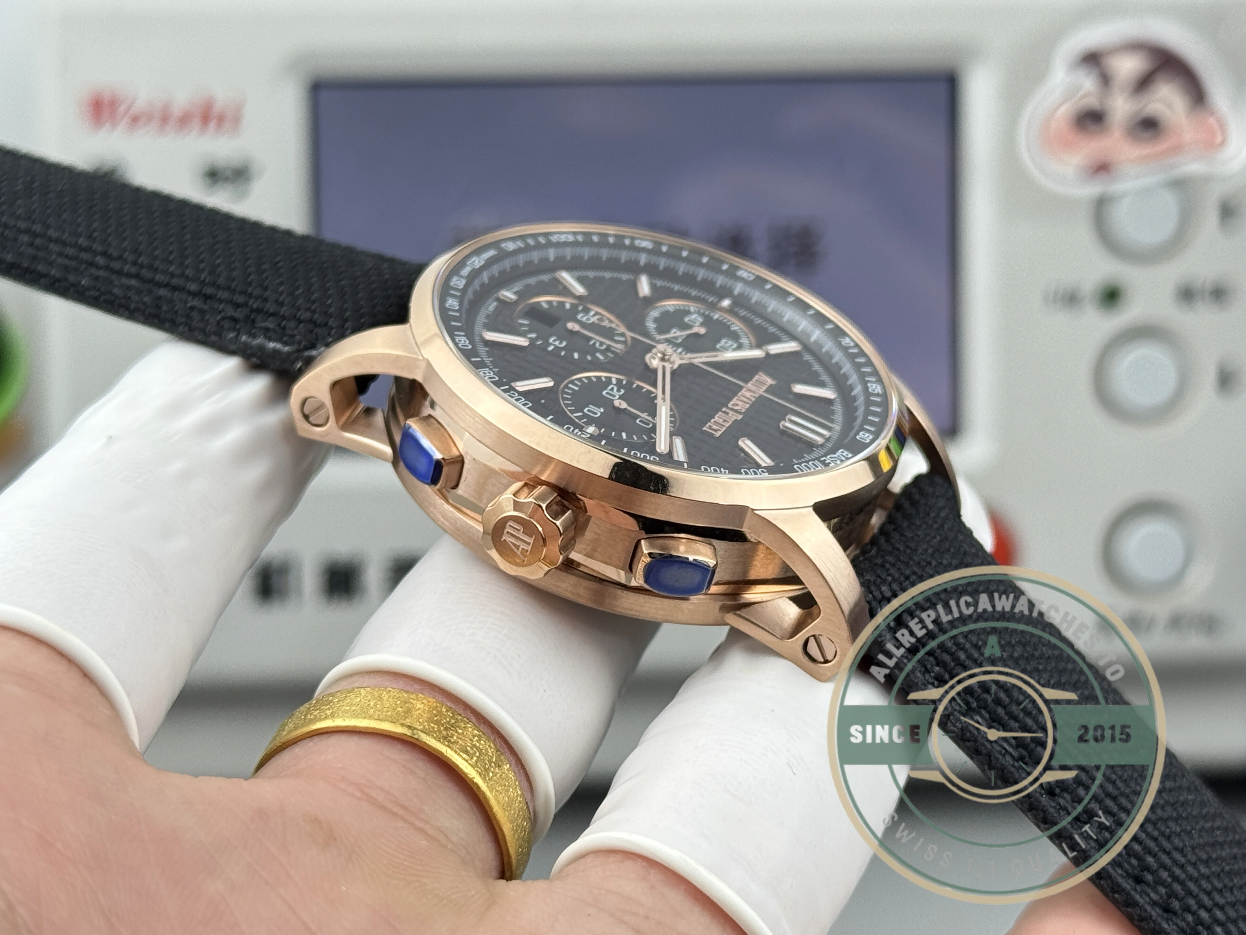 Replica Audemars Piguet Code 11.59 41mm Gold 260483 Black Dial - Best Quality Replica Watch