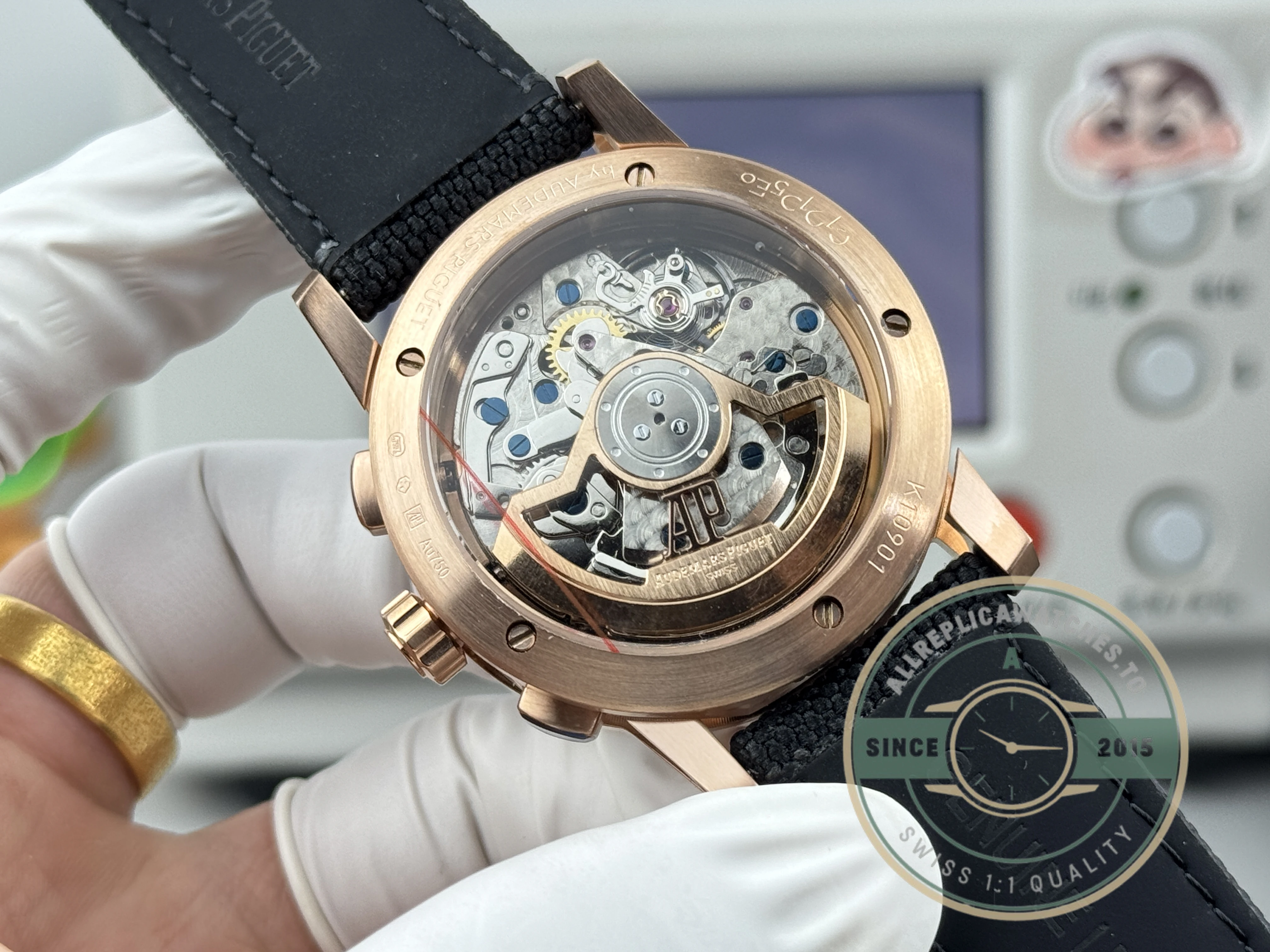 Replica Audemars Piguet Code 11.59 41mm Gold 260483 Black Dial - Premium Super Clone Watch