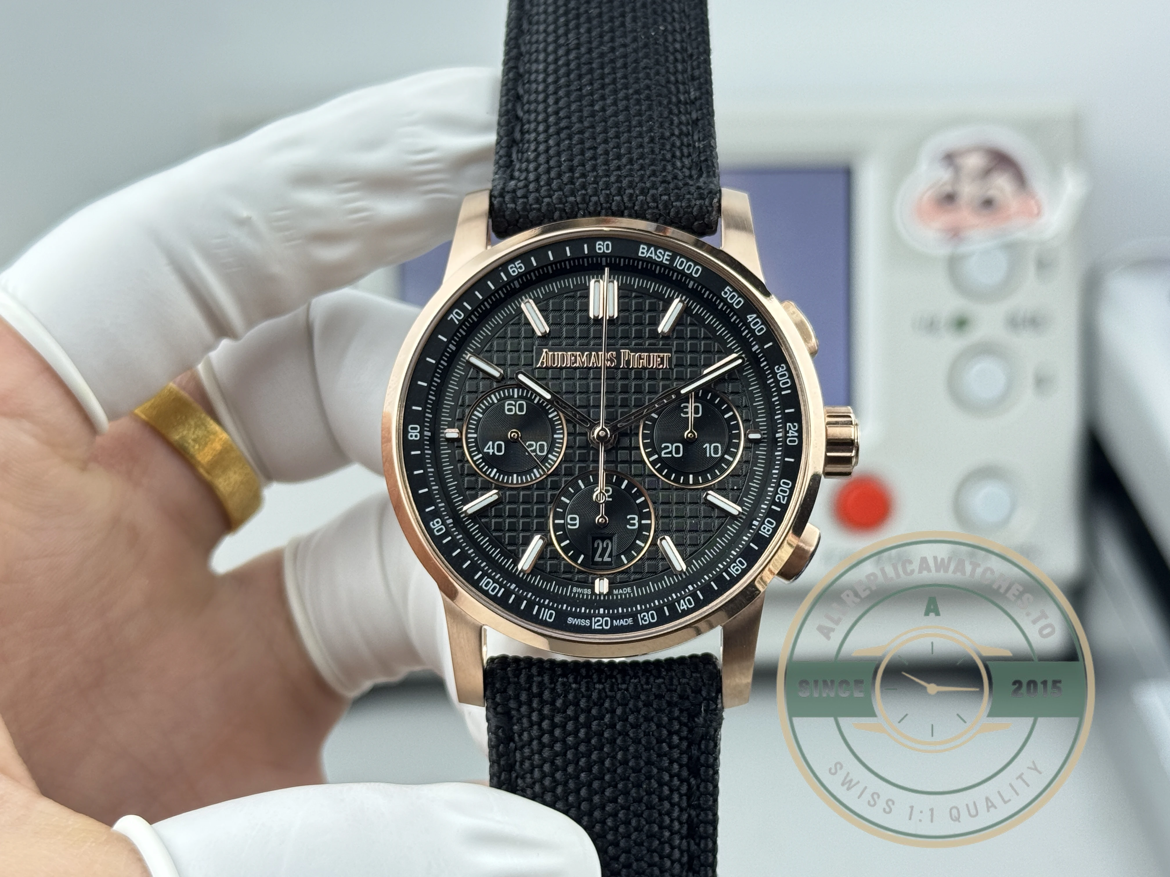 Replica Audemars Piguet Code 11.59 41mm Gold 260483 Black Dial - 1:1 Swiss Replica Watch