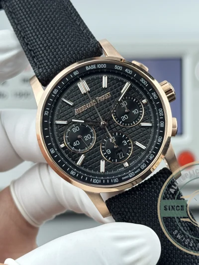 Replica Audemars Piguet Code 11.59 41mm Gold 260483 Black Dial - Premium Super Clone Watch