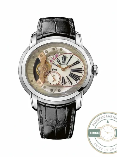 Replica Audemars Piguet Millennium Silver 15350.1 White Dial - Swiss Movement Replica Watch