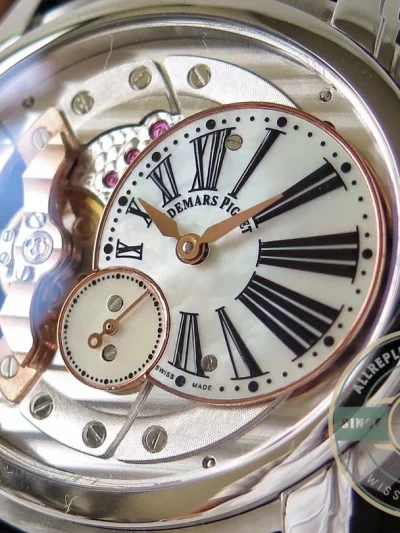 Replica Audemars Piguet Millennium Silver 15350.1 White Dial - Best Quality Replica Watch