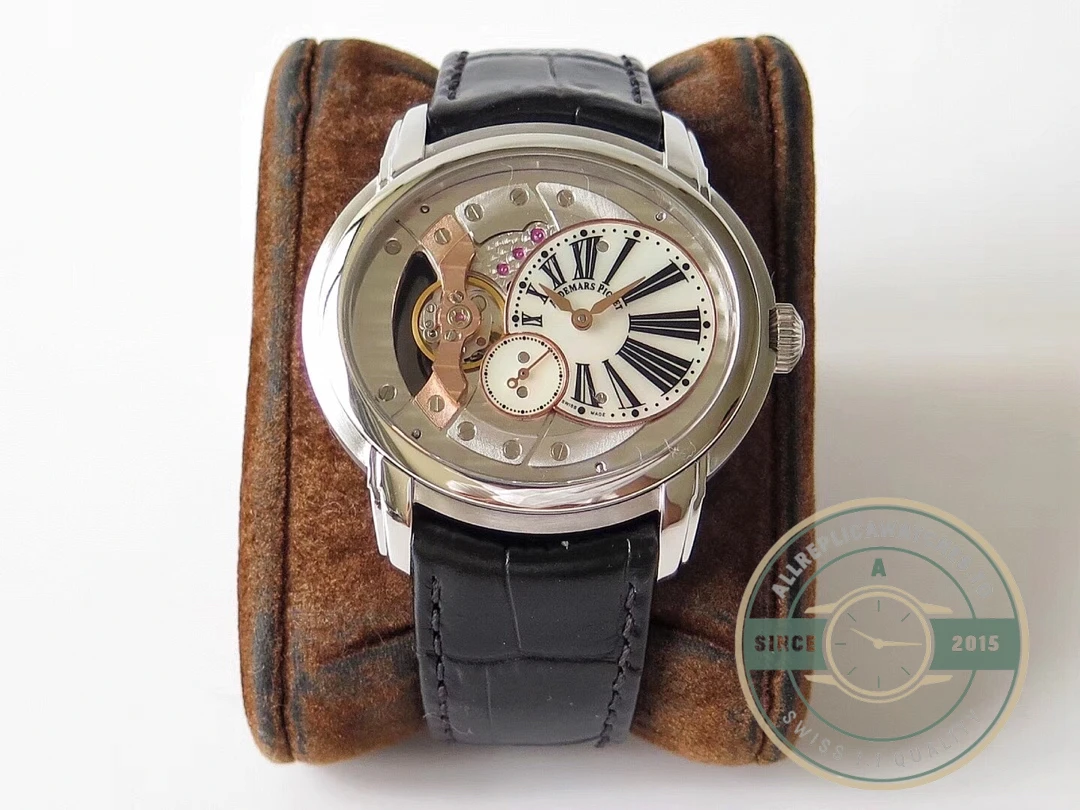 Replica Audemars Piguet Millennium Silver 15350.1 White Dial - Swiss-Made Clone Watch