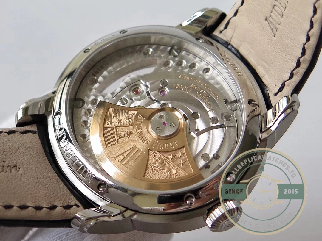 Replica Audemars Piguet Millennium Silver 15350.1 White Dial - Luxury Replica Watch