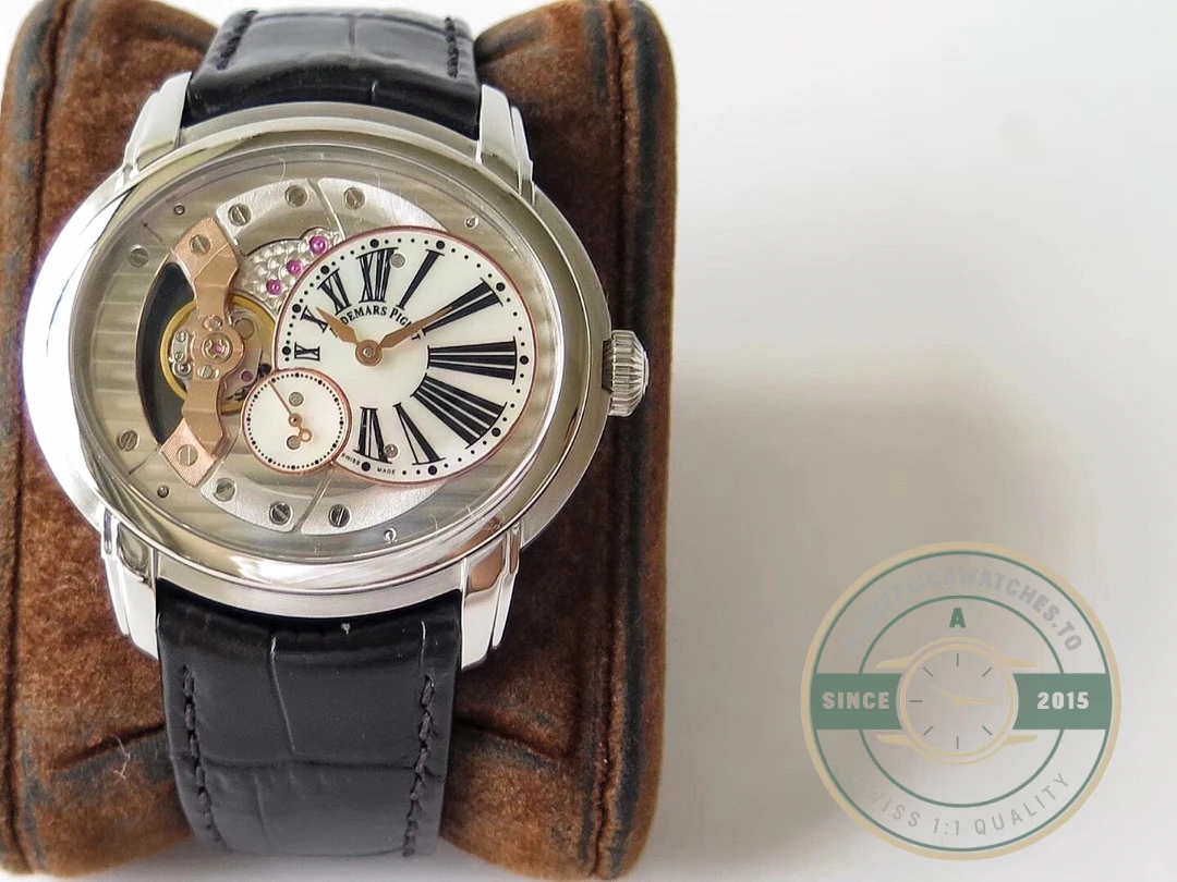 Replica Audemars Piguet Millennium Silver 15350.1 White Dial - Affordable Luxury Replica Timepiece