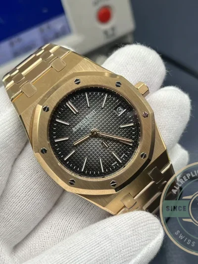 Replica Audemars Piguet Royal Oak Jumbo Extra-Thin 16202.OR - Best Quality Replica Watch