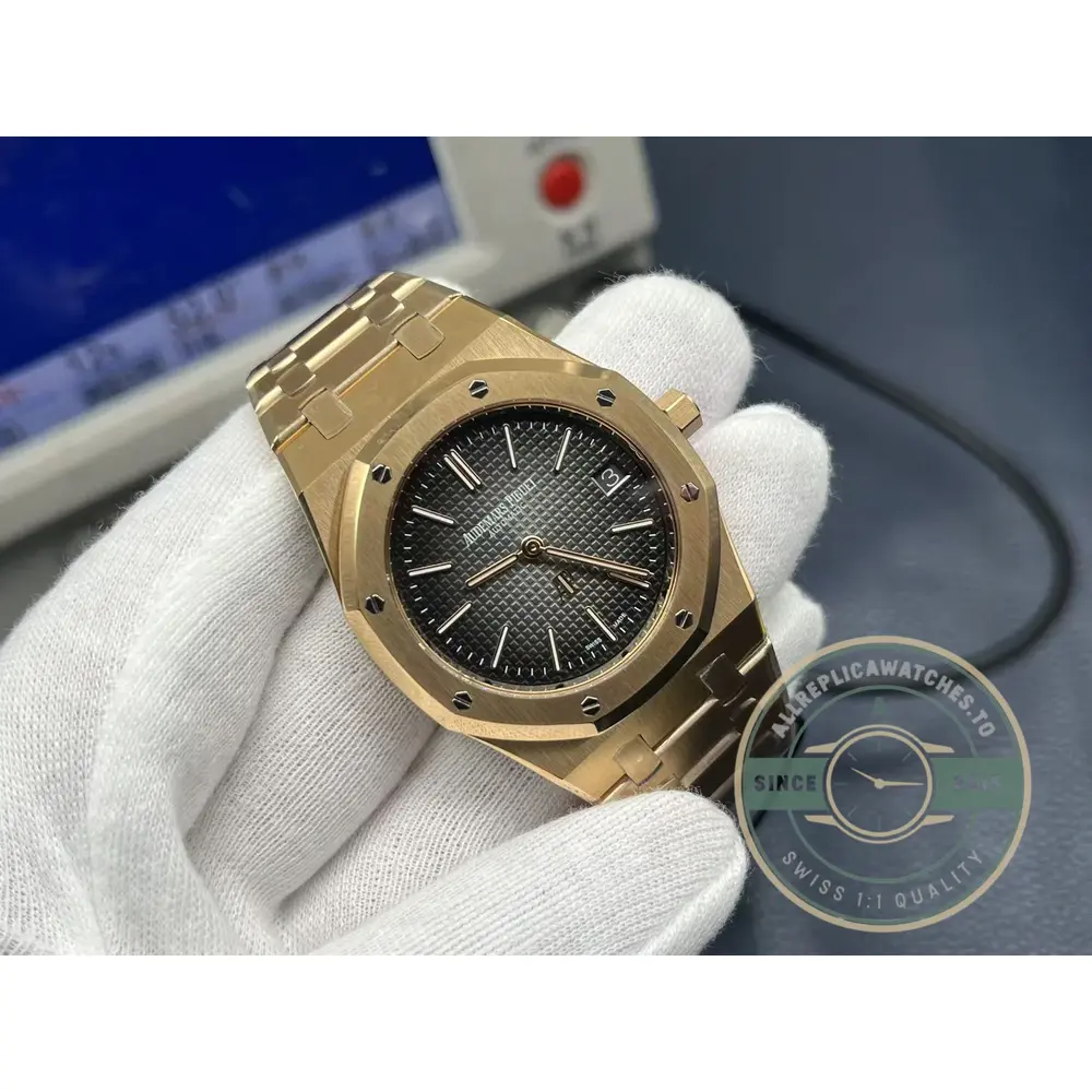 Replica Audemars Piguet Royal Oak Jumbo Extra-Thin 16202.OR - Best Quality Replica Watch