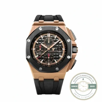 Audemars Piguet Royal Oak Offshore Chronograph 26401RO replica, rose gold-tone – front view