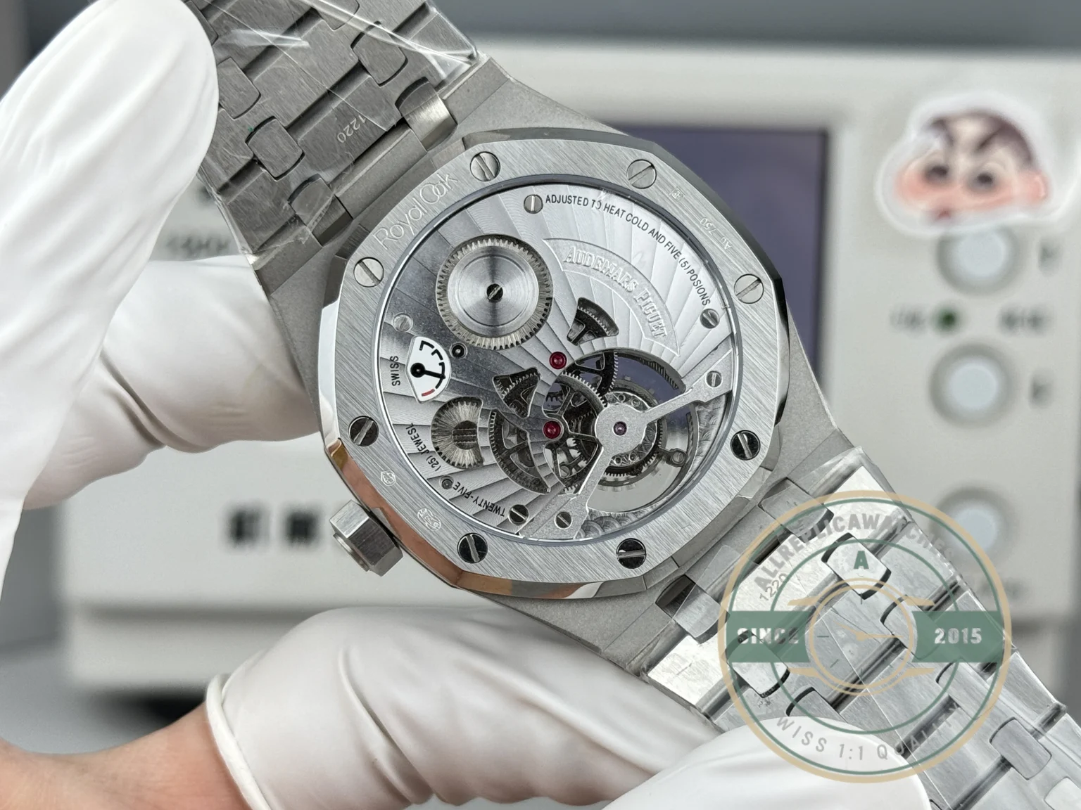 Replica Audemars Piguet Royal Oak Tourbillon 26510ST.OO.1220ST.01 Blue Dial - 1:1 Swiss Replica Watch