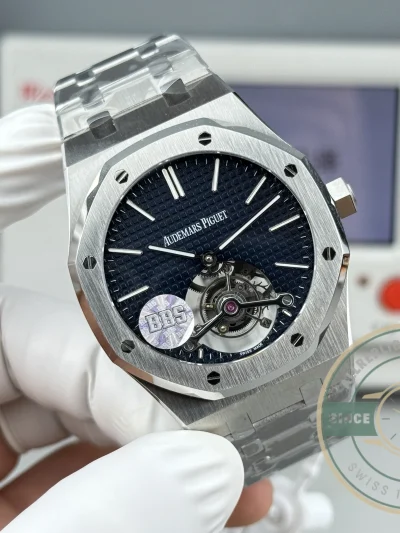 Replica Audemars Piguet Royal Oak Tourbillon 26510ST.OO.1220ST.01 Blue Dial - Top-Tier Swiss Replica Watch
