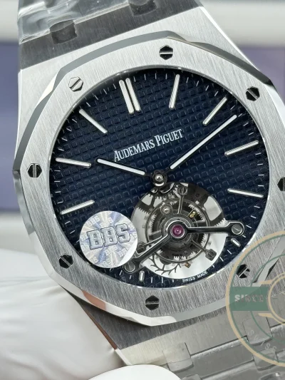 Replica Audemars Piguet Royal Oak Tourbillon 26510ST.OO.1220ST.01 Blue Dial - Factory Super Clone Watch