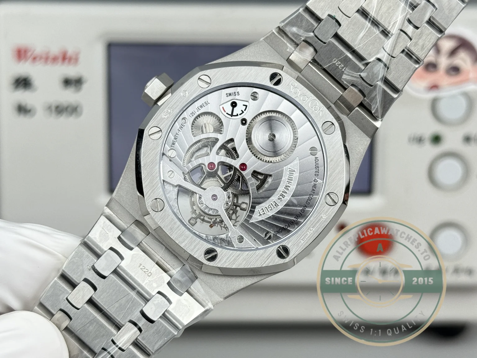 Replica Audemars Piguet Royal Oak Tourbillon 26512ST.OO.1220ST.01 Black Dial - Luxury Replica Watch