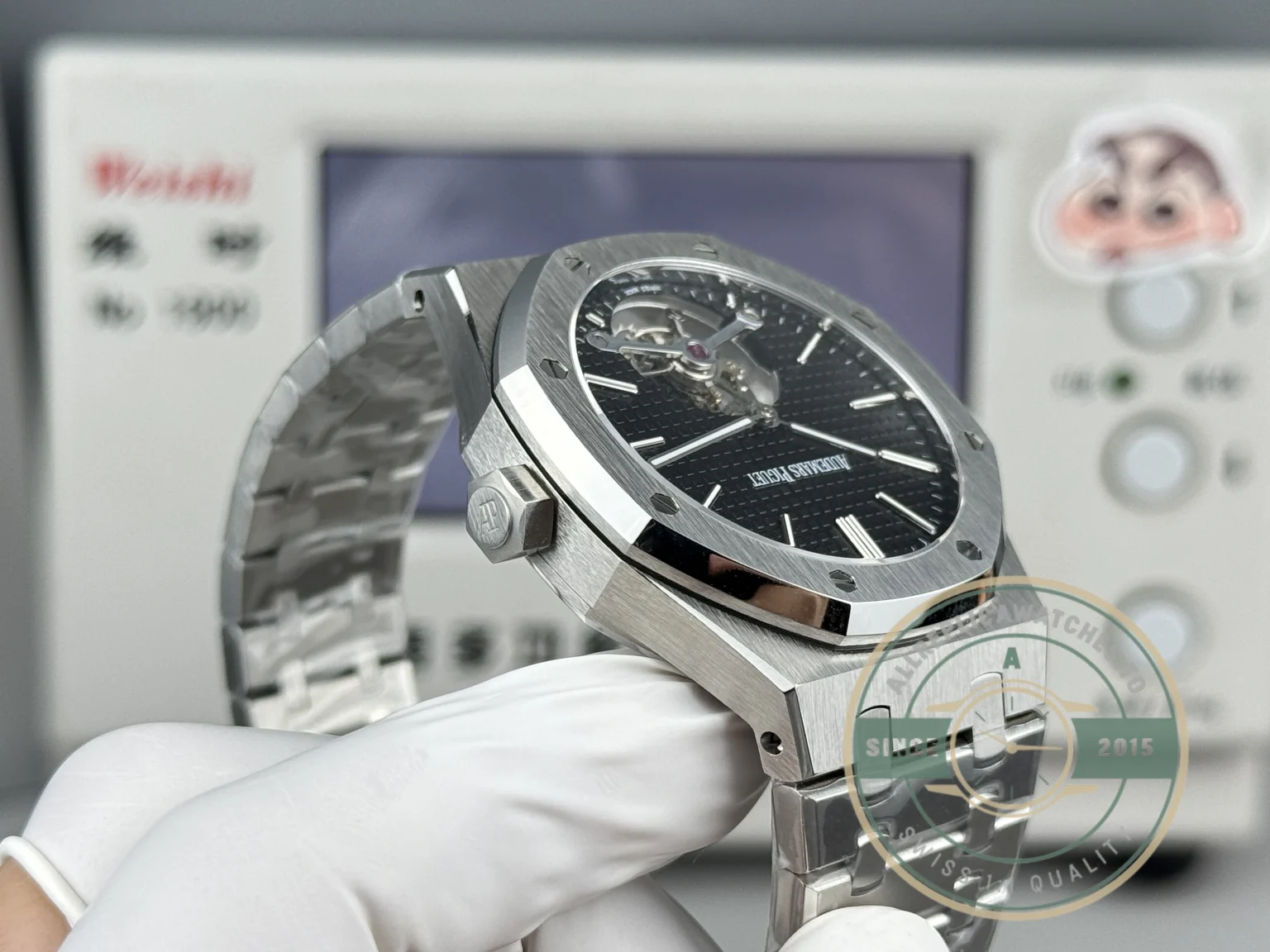 Replica Audemars Piguet Royal Oak Tourbillon 26512ST.OO.1220ST.01 Black Dial - Top-Tier Swiss Replica Watch