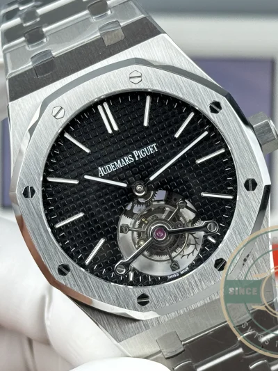 Replica Audemars Piguet Royal Oak Tourbillon 26512ST.OO.1220ST.01 Black Dial - High-Grade Replica Watch