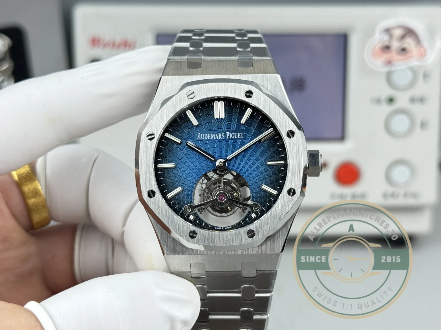 Replica Audemars Piguet Royal Oak Tourbillon 41mm 26522TI - Luxury Replica Watch