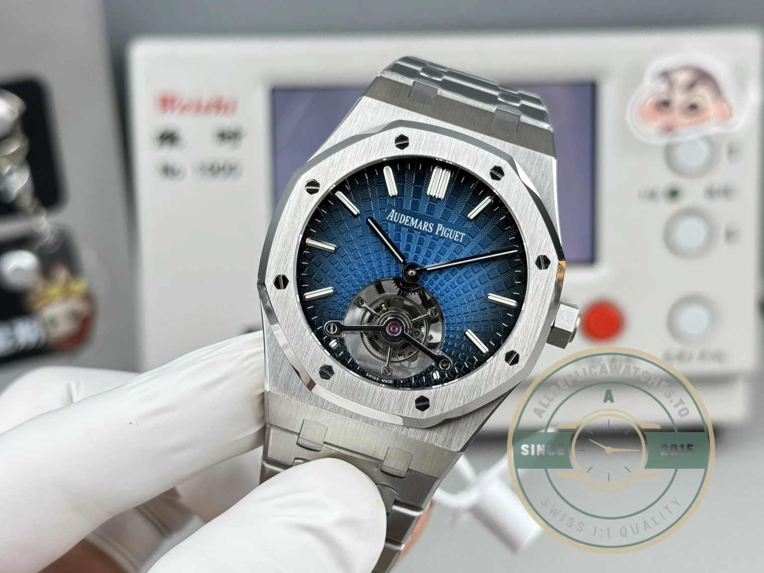 Replica Audemars Piguet Royal Oak Tourbillon 41mm 26522TI - Factory Super Clone Watch