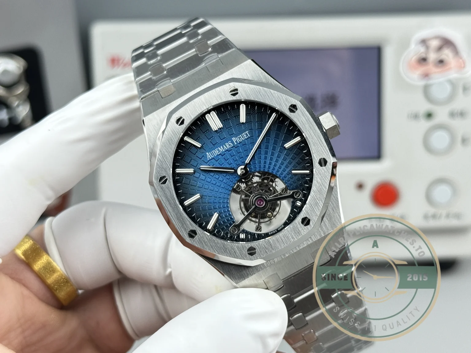 Replica Audemars Piguet Royal Oak Tourbillon 41mm 26522TI - Budget Luxury Replica Watch