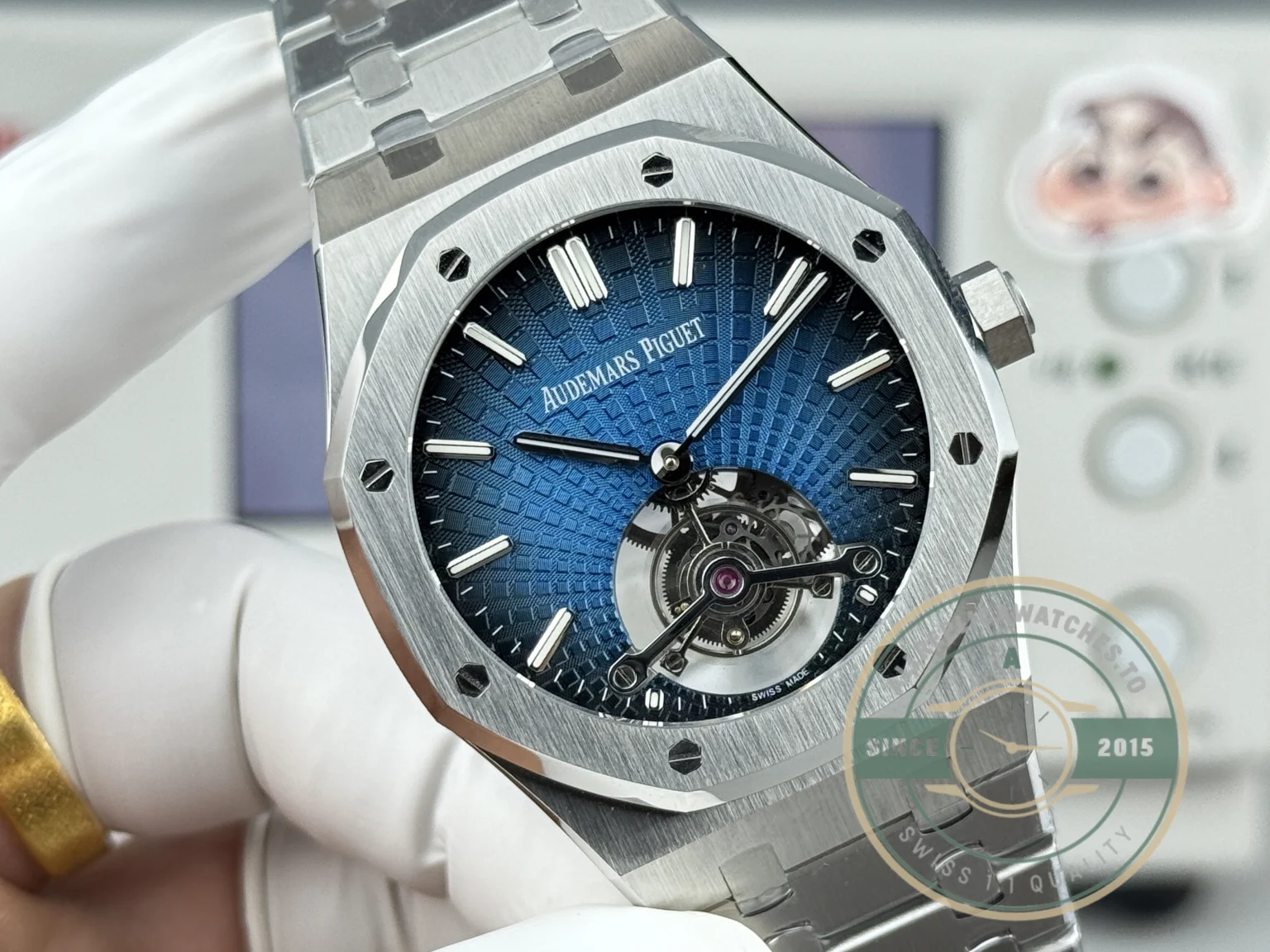 Replica Audemars Piguet Royal Oak Tourbillon 41mm 26522TI - Affordable Super Clone Watch