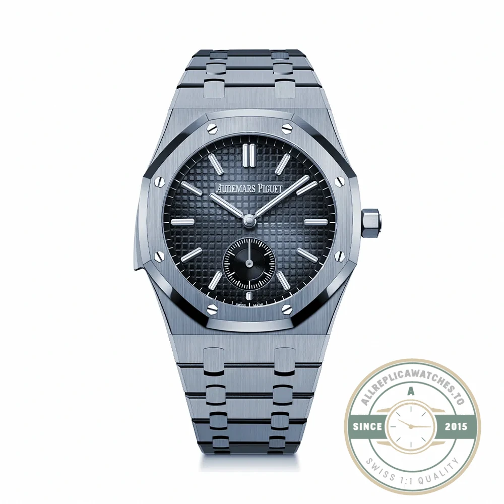 Replica Audemars Royal Oak Titanium 42mm Black Dial 26591TI.OO.1252TI.03 - Affordable Super Clone Watch