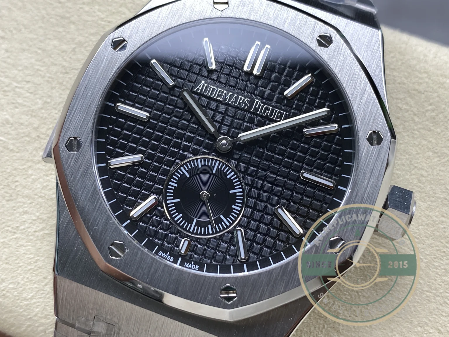 Replica Audemars Royal Oak Titanium 42mm Black Dial 26591TI.OO.1252TI.03 - Swiss-Made Clone Watch