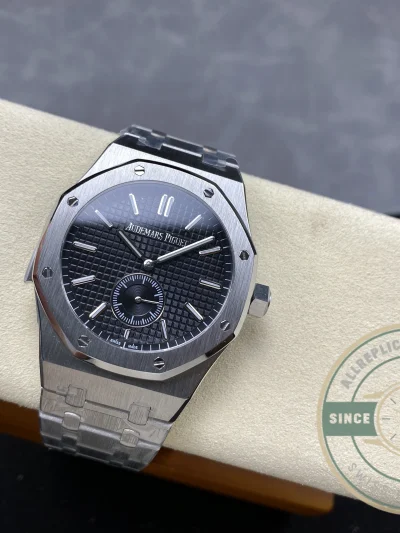 Replica Audemars Royal Oak Titanium 42mm Black Dial 26591TI.OO.1252TI.03 - Swiss Movement Replica Watch