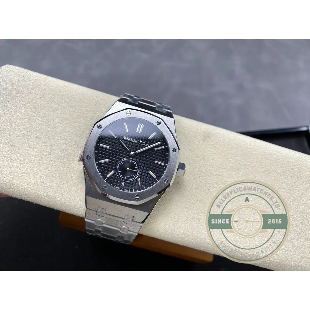 Replica Audemars Royal Oak Titanium 42mm Black Dial 26591TI.OO.1252TI.03 - Swiss Movement Replica Watch