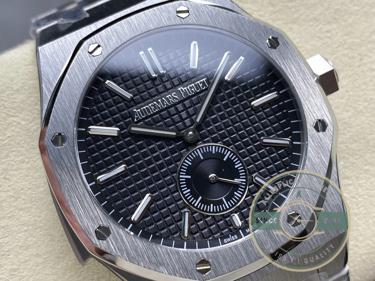 Replica Audemars Royal Oak Titanium 42mm Black Dial 26591TI.OO.1252TI.03 - Swiss-Made Clone Watch